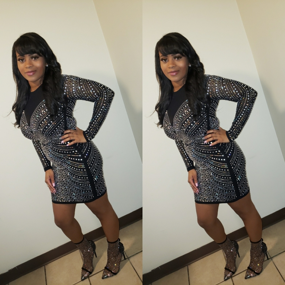 Rhinestone Dress